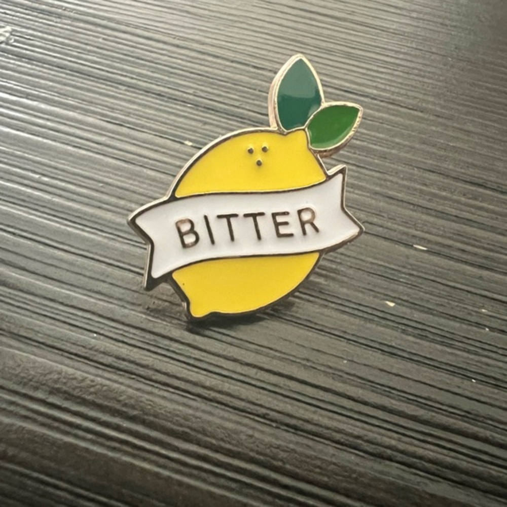 Bitter Lemon Enamel Pin
